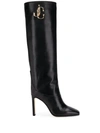 JIMMY CHOO JIMMY CHOO MAHESA 100 BOOTS - 黑色