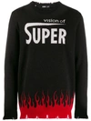 VISION OF SUPER FLAME SWEATER