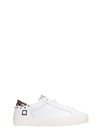 DATE CURVE SNEAKERS IN WHITE LEATHER,10998128