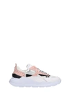 D.A.T.E. FUGA SNEAKERS IN WHITE LEATHER,10998127