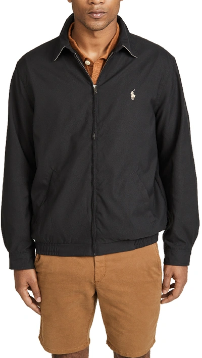 POLO RALPH LAUREN BI-SWING WINDBREAKER JACKET RL BLACK,RLAUR31091