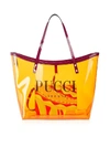 EMILIO PUCCI SIGNATURE TRANSPARENT TOTE BAG,10998157