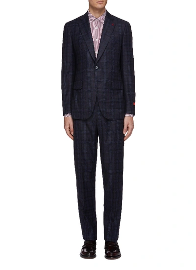 Isaia 'gregory' Tartan Plaid Wool Suit