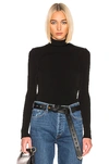 GOLDSIGN RIB TURTLENECK TOP,GSNF-WS6