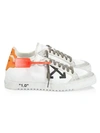 OFF-WHITE 2.0 Logo Leather Low-Top Sneakers