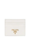 PRADA LOGO PLAQUE CARDHOLDER