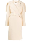 CHLOÉ CAPE-STYLE BELTED COAT