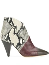 ISABEL MARANT CURVED ANKLE BOOTS