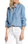 RAILS INGRID RAW HEM CHAMBRAY SHIRT,707-704-1403