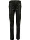 ANDREA BOGOSIAN ANDREA BOGOSIAN SKINNY LEATHER PANTS - BLACK