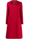 DOLCE & GABBANA DOUBLE BREASTED MID-LENGTH COAT