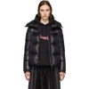 Moncler Serite Hooded Quilted Down Puffer Jacket In Black