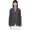 LOEWE LOEWE GREY PRINCE OF WALES BLAZER