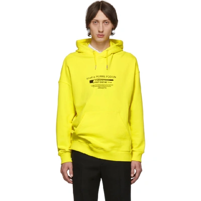 Givenchy Street Casting Logo Print Hoodie - 黄色 In Yellow