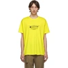 GIVENCHY YELLOW 'HOMME PODIUM' T-SHIRT