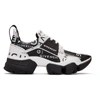 GIVENCHY BLACK & WHITE BASSE JAW SNEAKERS