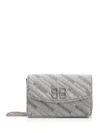 BALENCIAGA BALENCIAGA BB CHAIN WALLET GLITTER BAG