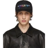 GIVENCHY GIVENCHY BLACK EMBROIDERED RAINBOW LOGO CAP