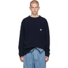 LOEWE NAVY ANAGRAM SWEATER