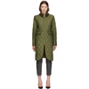 BURBERRY Green Quilted Ongar Equestrian Jacket