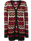 M MISSONI ZIG-ZAG STRIPE CARDIGAN