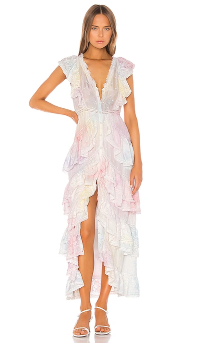 Tie Dye Love Shack Dresses Loveshackfancy India Maxi Dress In