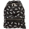 MOSCHINO RUCKSACK BACKPACK TRAVEL  LOGO ALL OVER,A760282031555