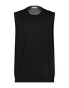 Gran Sasso Sleeveless Sweater In Black