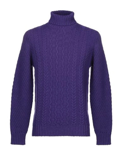 Drumohr Turtleneck In Purple