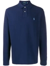 Polo Ralph Lauren Classic Long-sleeve Polo-shirt In Blue
