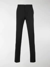 Prada Pleated Tailored Trousers In Grey