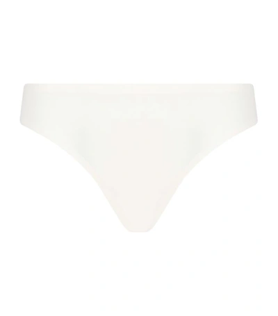 Chantelle Soft Stretch One-size Seamless Thong In Ivory