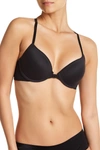 Calvin Klein Constant Racerback Demi Bra In 001 Black