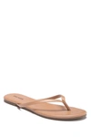 Steve Madden Tay Flip Flop In Natural