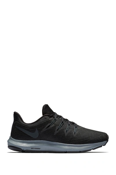Nike Quest Running Shoe In Black/anthra
