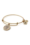 ALEX AND ANI Initial 'Z' Adjustable Wire Bangle