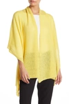 Portolano Lightweight Lambswool Blend Rolled Edge Wrap In Tweety Bird Yellow