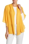 Portolano Lightweight Lambswool Blend Rolled Edge Wrap In Saffron