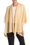 Portolano Lightweight Lambswool Blend Rolled Edge Wrap In Wheat