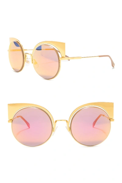 Fendi 53mm Cat Eye Sunglasses In 0001-oj