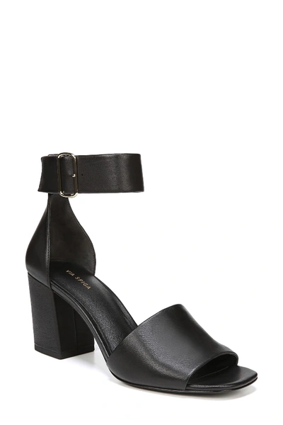 Via Spiga Evonne Ankle Strap Sandal In Black