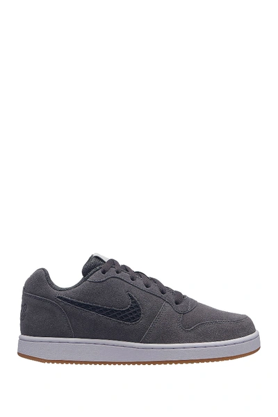 Nike Ebernon Low Profile Premium Sneaker In 001 Dark Grey