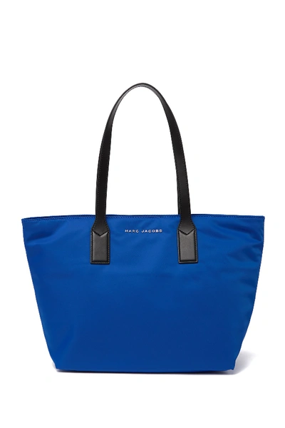 Marc Jacobs Nylon Wingman Tote Bag In Blue