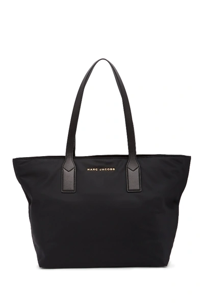 Marc Jacobs Nylon Wingman Tote Bag In Black