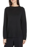 EILEEN FISHER FUNNEL NECK SILK BLEND SWEATER,F9OIX-W4515M