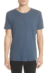 Atm Anthony Thomas Melillo Crew Neck T-shirt In Denim