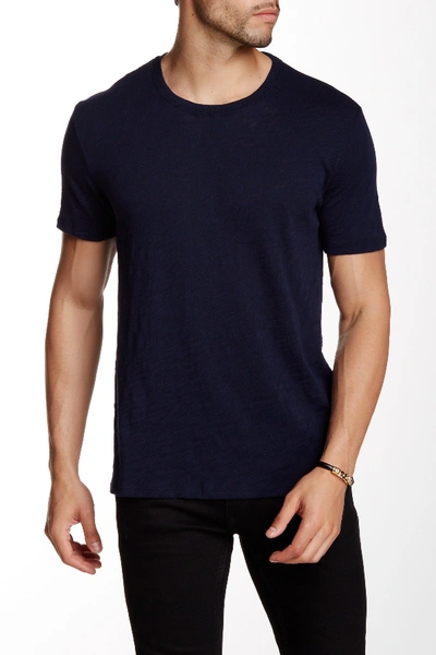 Atm Anthony Thomas Melillo Crew Neck T-shirt In Midnight