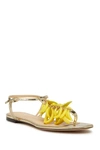 CHARLOTTE OLYMPIA Banana Embellished T-Strap Sandal