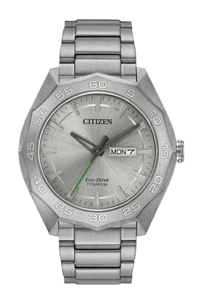 Citizen Men's Eco-drive Bracelet Watch, 44mm