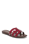 Sam Edelman Bay Cutout Slide Sandal In Red